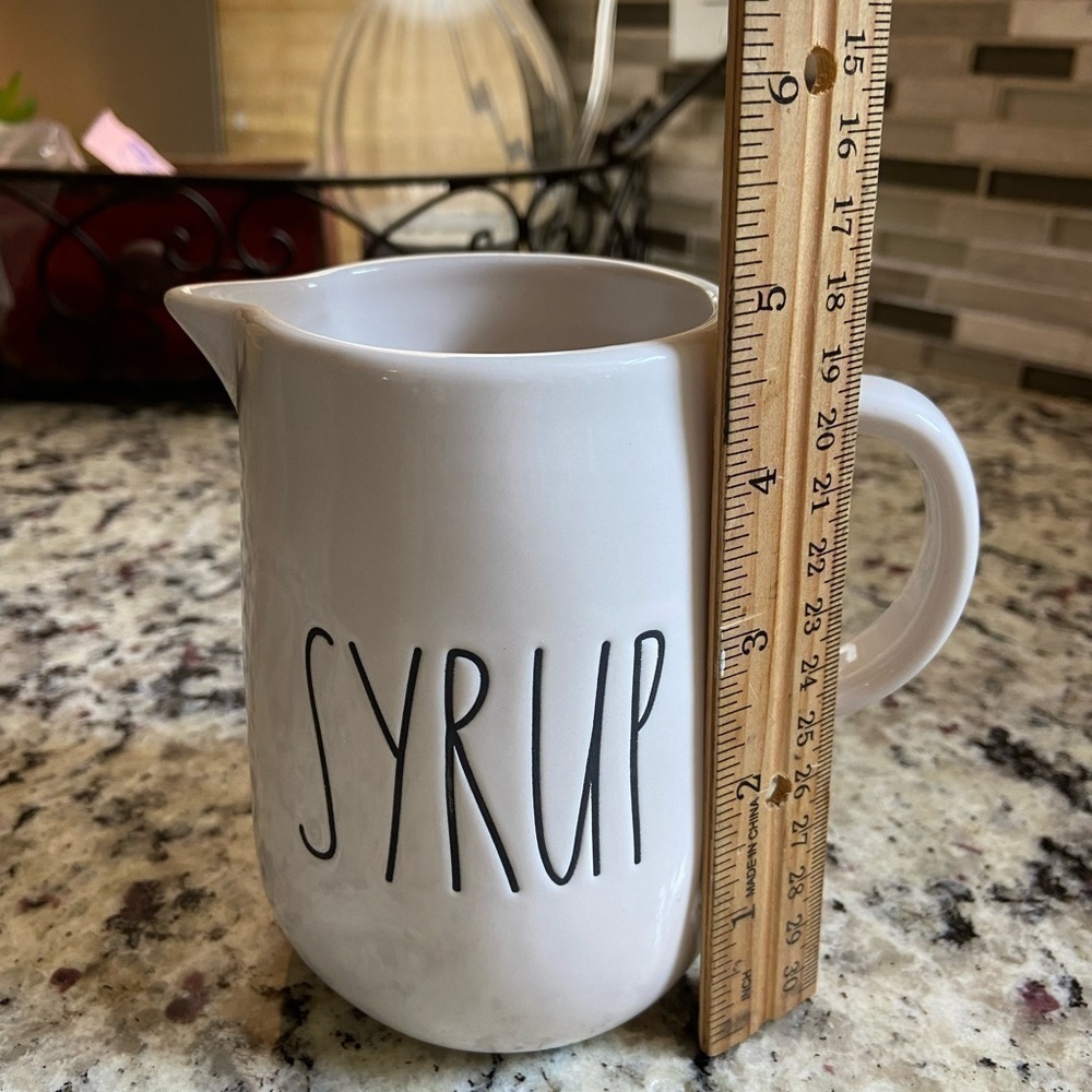 NEW Rae Dunn SYRUP Pitcher - Picture 3 of 3